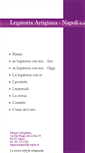 Mobile Screenshot of legatoriartigiananapoli.it